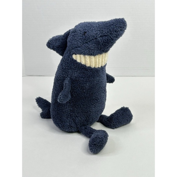 Jellycat Other - Jellycat London Toothy Shark Stuffed Animal Plush Dark Blue + Cream